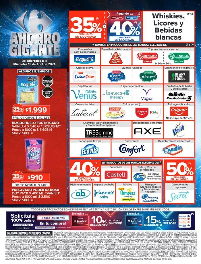 Ofertas de Catálogo Ahorro Gigante Hiper BS AS 8 de mayo al 15 de mayo 2024 - Página 25 del catálogo