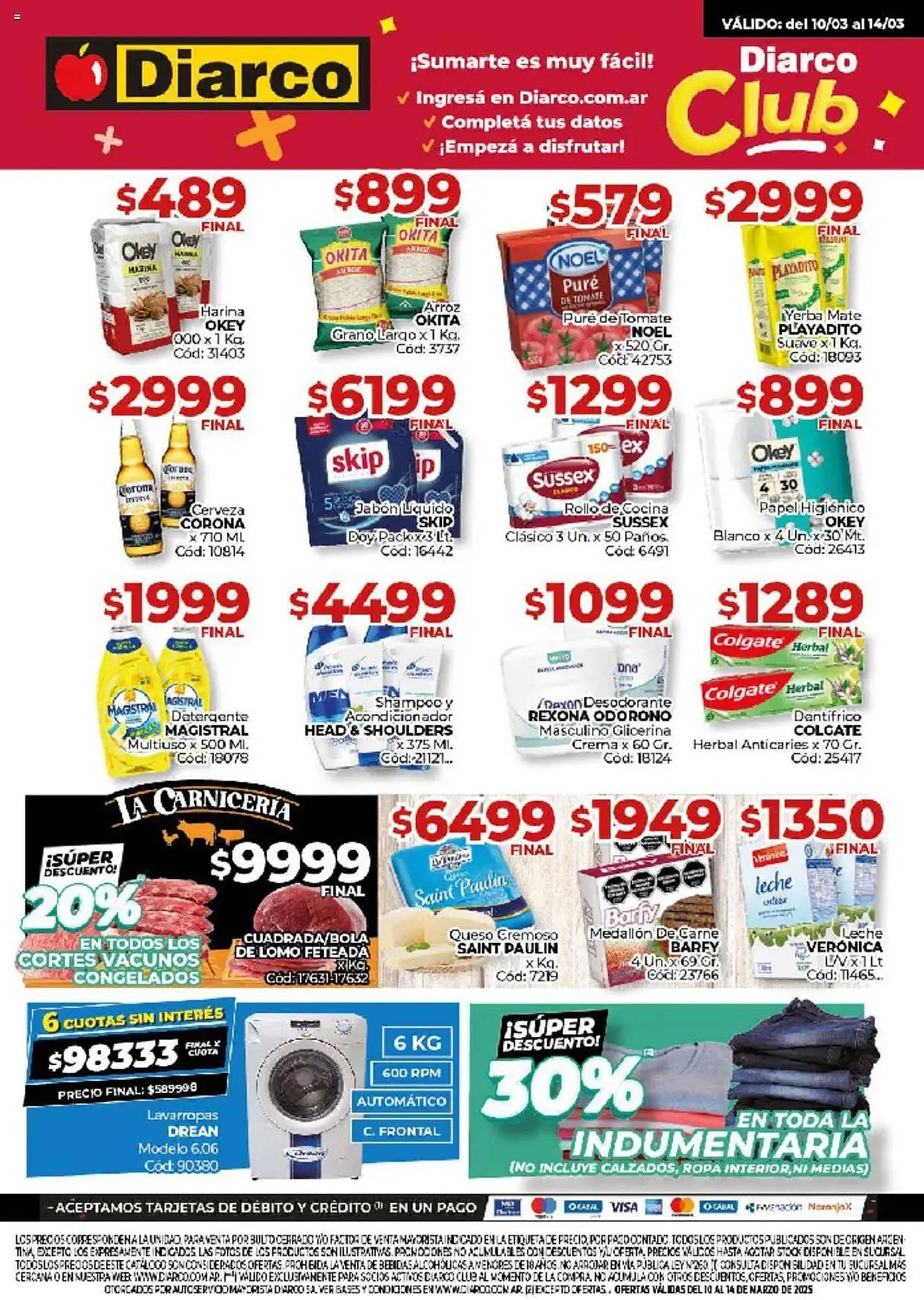 Ofertas de Catálogo Diarco 10 de marzo al 14 de marzo 2025 - Página 1 del catálogo