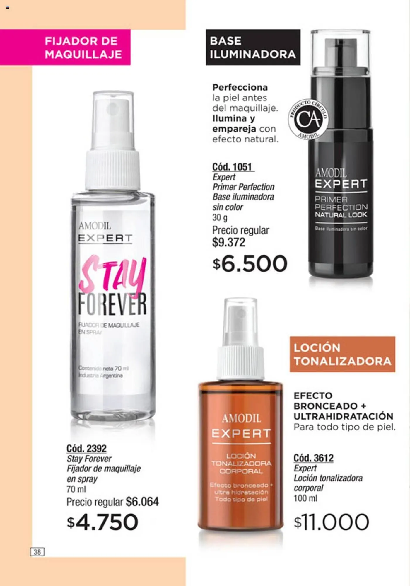 Ofertas de Catálogo Amodil 2 de octubre al 15 de octubre 2024 - Página 38 del catálogo