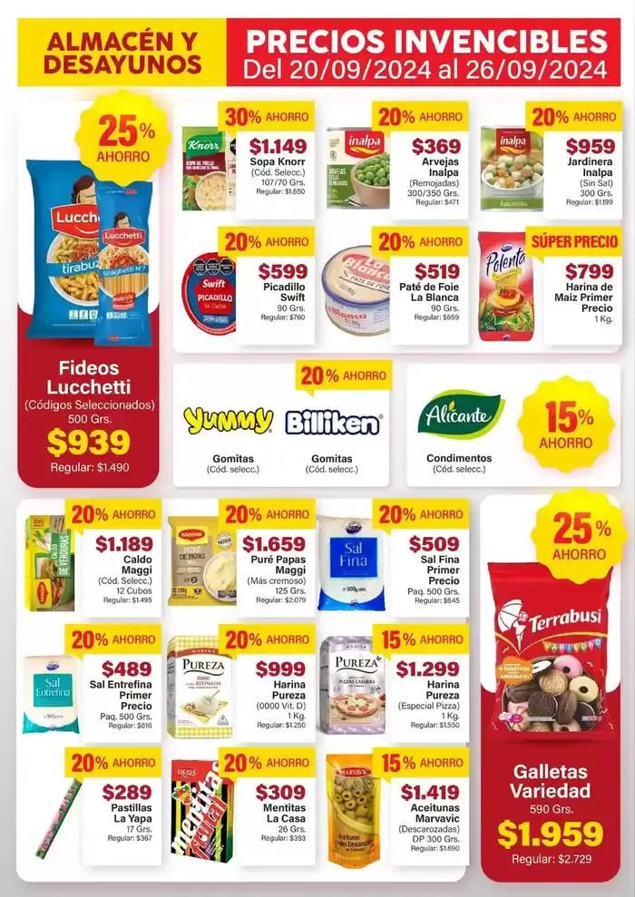 Ofertas de Ofertas Supermercados Aiello 26 de septiembre al 10 de octubre 2024 - Página 7 del catálogo
