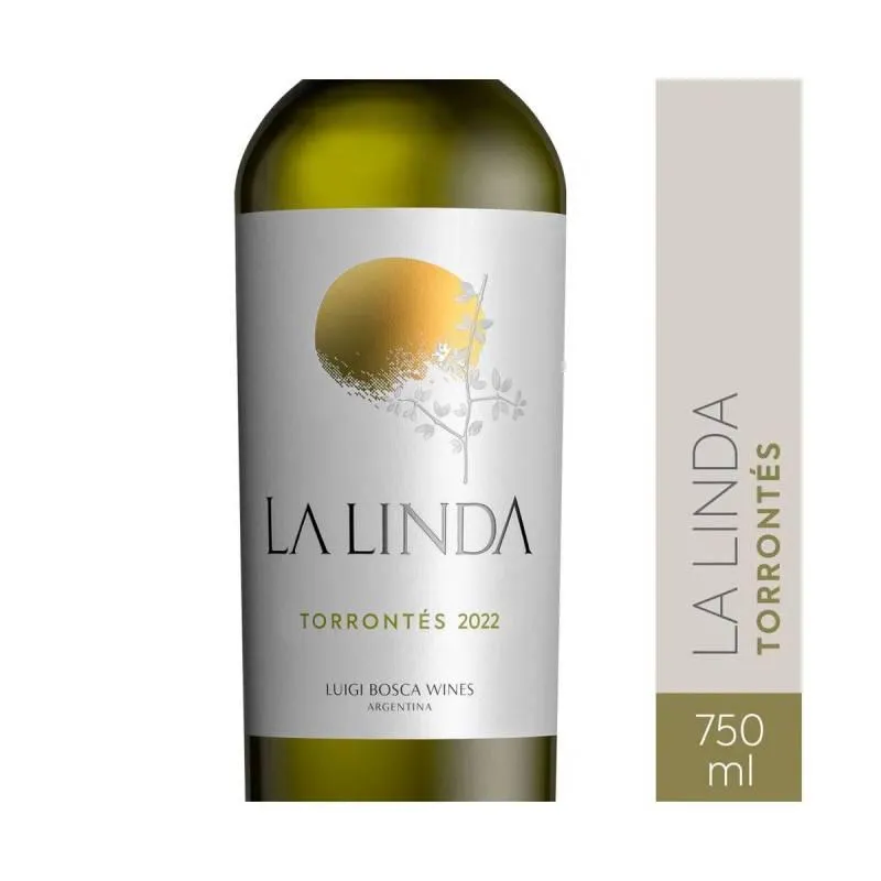 Vino Blanco Torrontés La Linda x 750 cc.