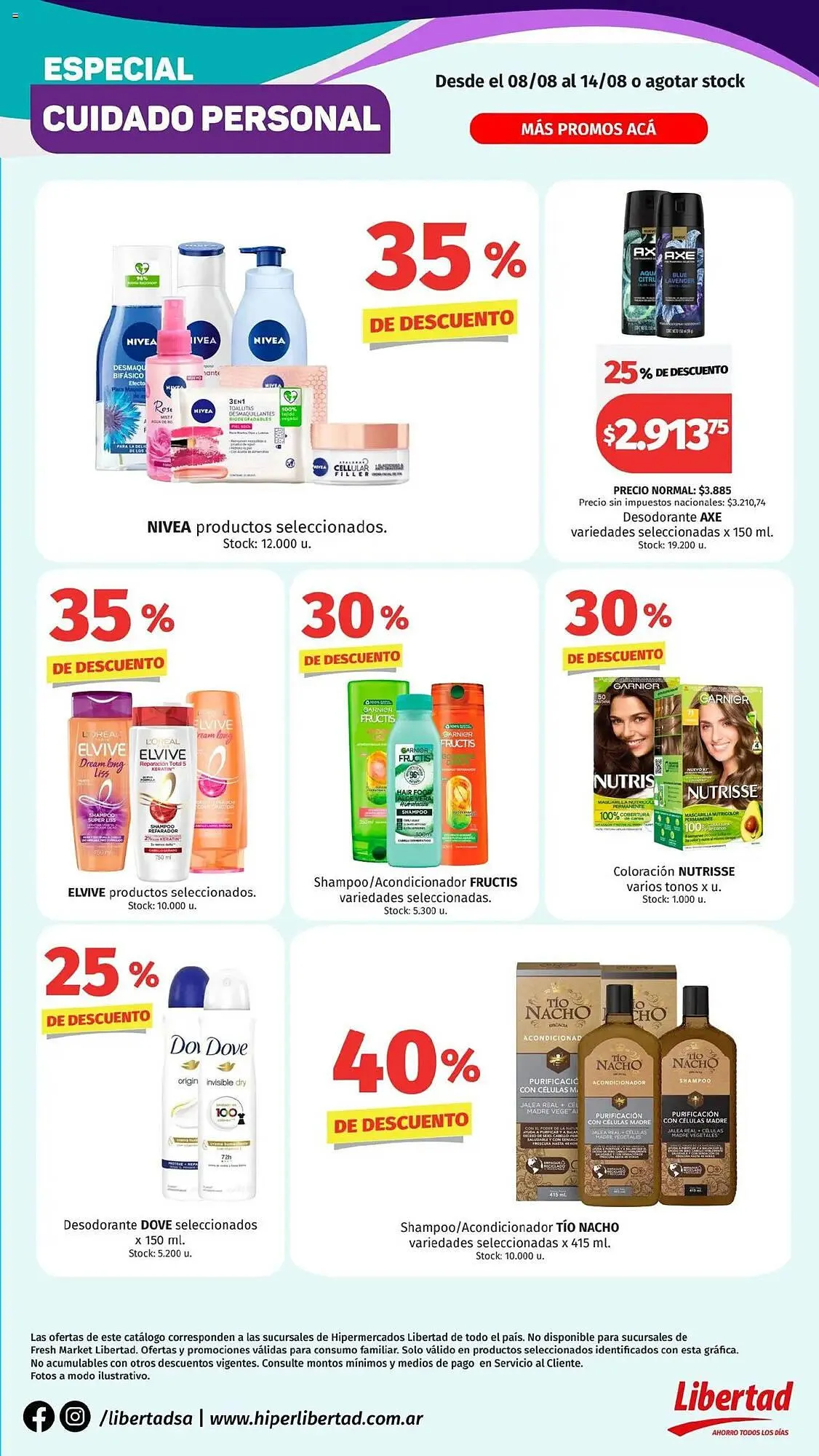 Ofertas de Catálogo Hipermercado Libertad 8 de agosto al 14 de agosto 2025 - Página 3 del catálogo