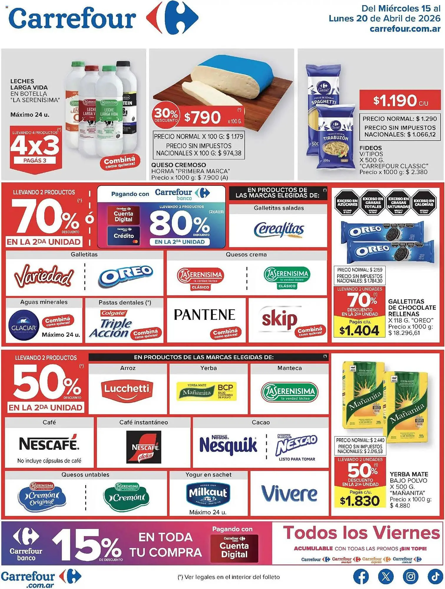 Ofertas de Catálogo Carrefour 15 de abril al 20 de abril 2026 - Página 2 del catálogo
