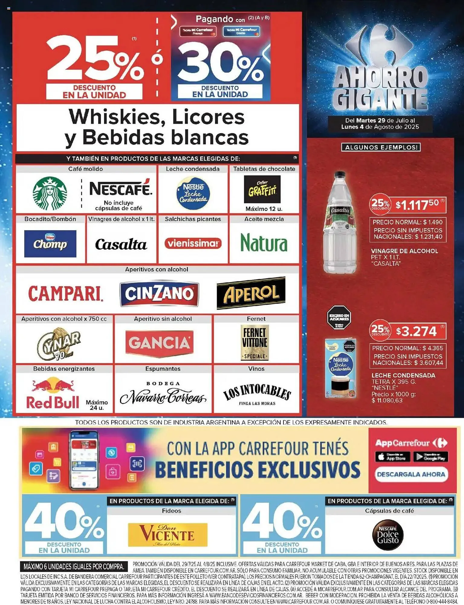 Ofertas de Catálogo Carrefour Market 29 de julio al 5 de agosto 2025 - Página 7 del catálogo