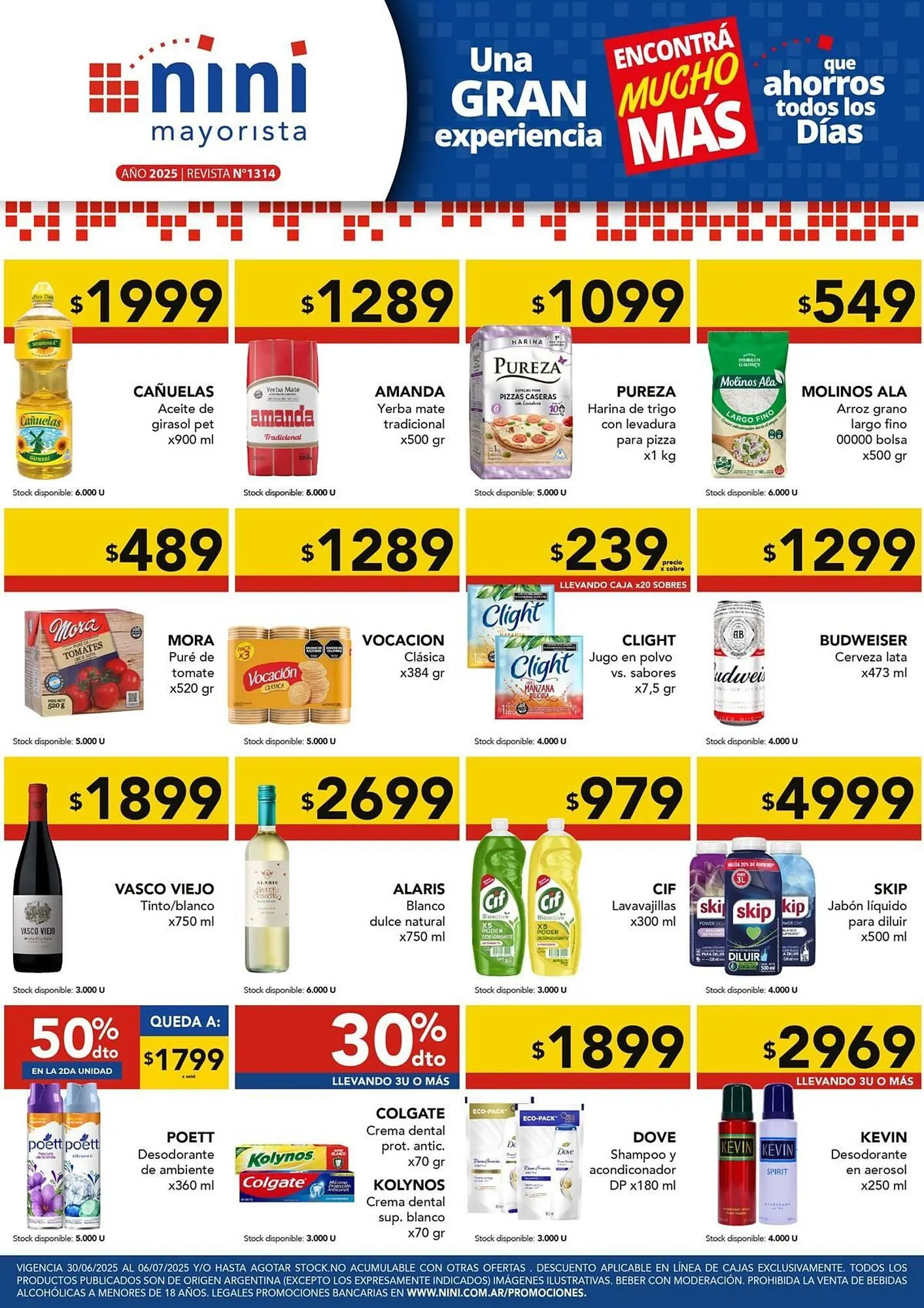 Ofertas de Catálogo Nini Mayorista 30 de junio al 6 de julio 2025 - Página 1 del catálogo