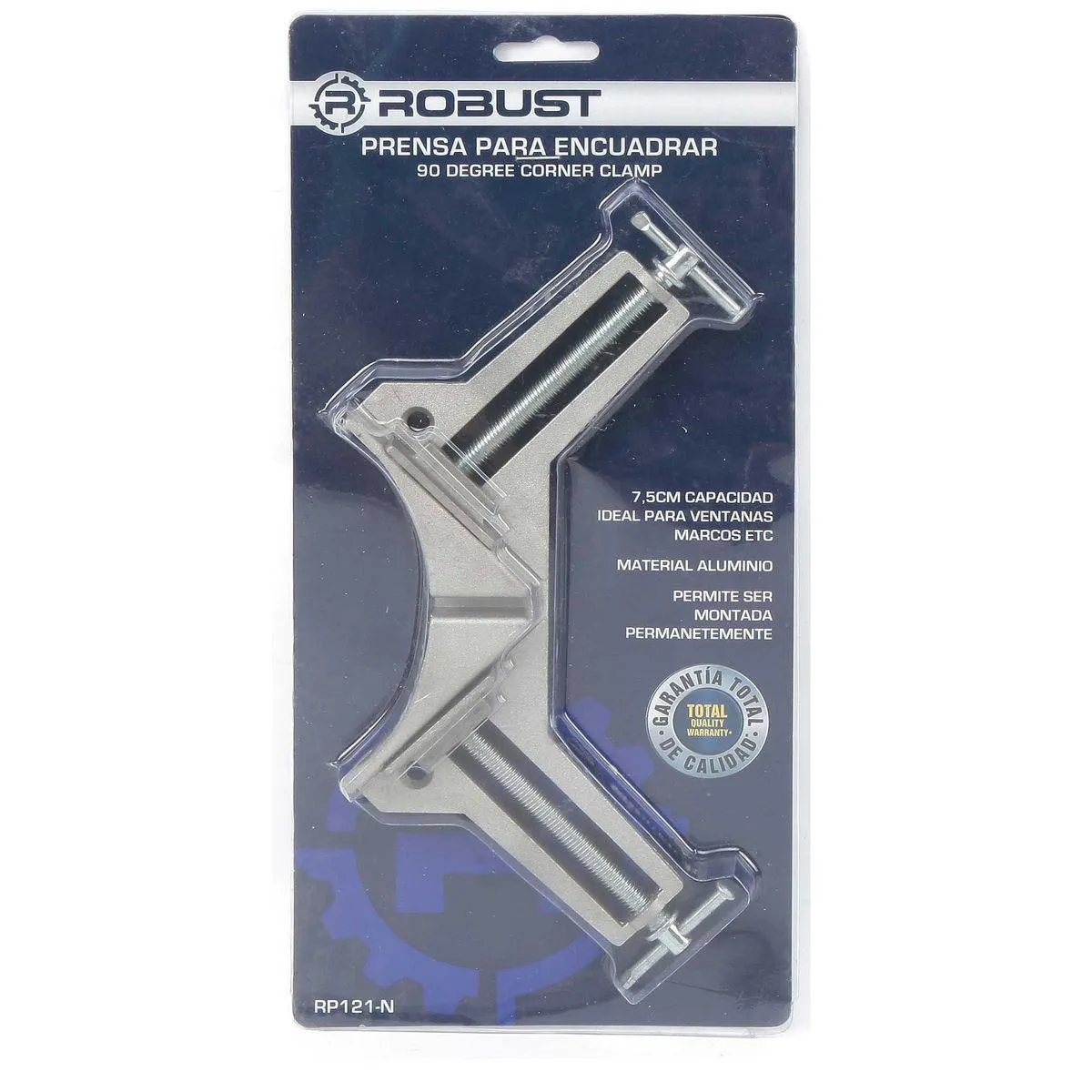 Prensa para Encuadrar 90° 7,5 Cm Aluminio Robust