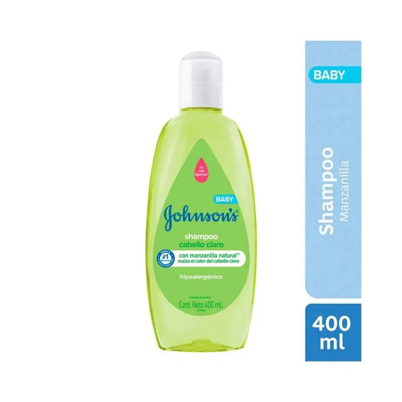 Shampoo Manzanilla Cabello Claro Johnsons Baby x 400 cc.
