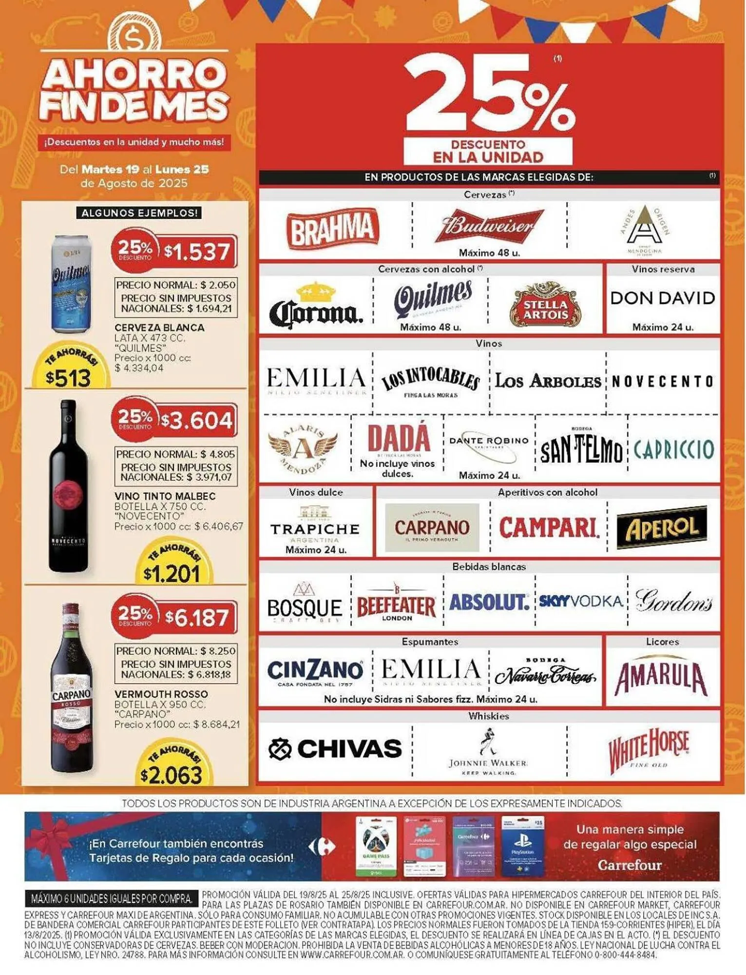 Ofertas de Catálogo Carrefour 19 de agosto al 26 de agosto 2025 - Página 8 del catálogo
