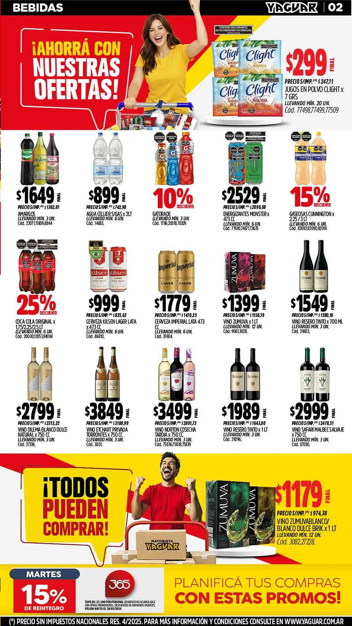 Ofertas de Catálogo Supermercados Yaguar 23 de febrero al 1 de marzo 2026 - Página 2 del catálogo