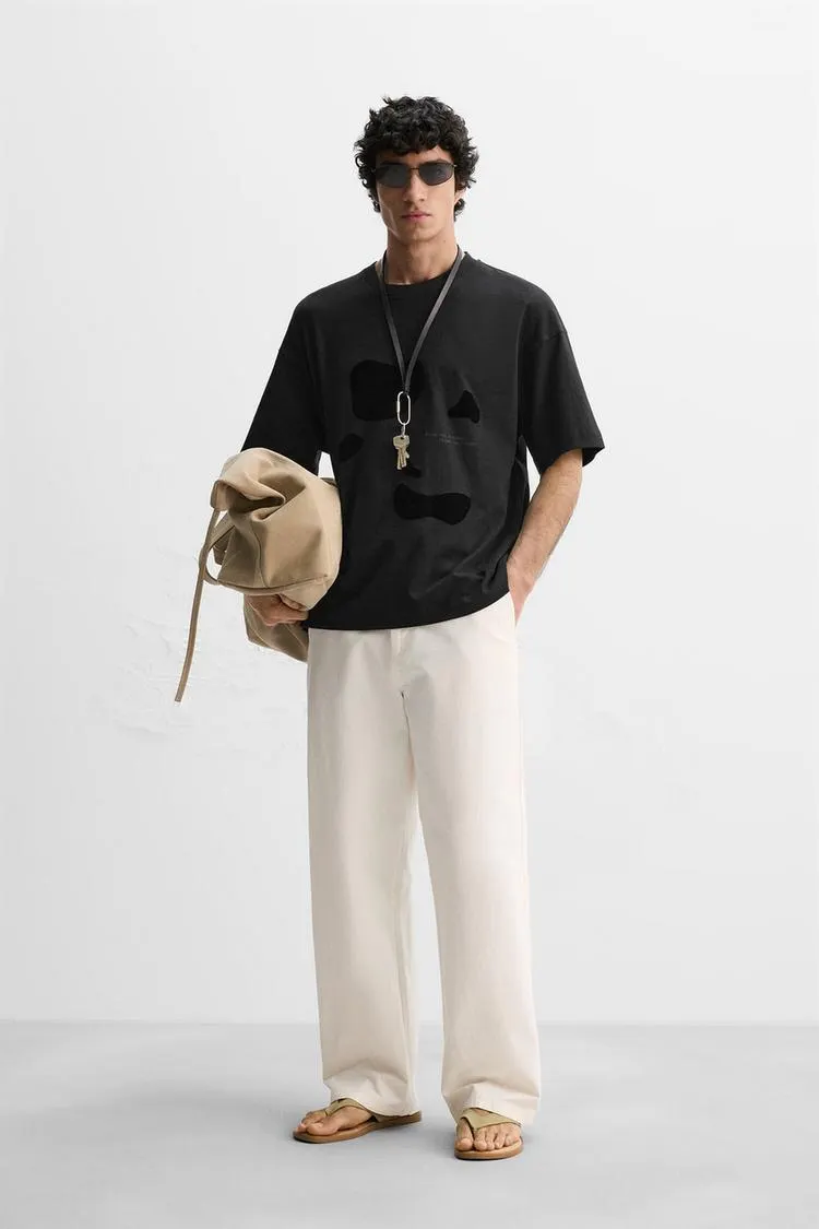 CAMISETA ESTAMPADO TEXTURA