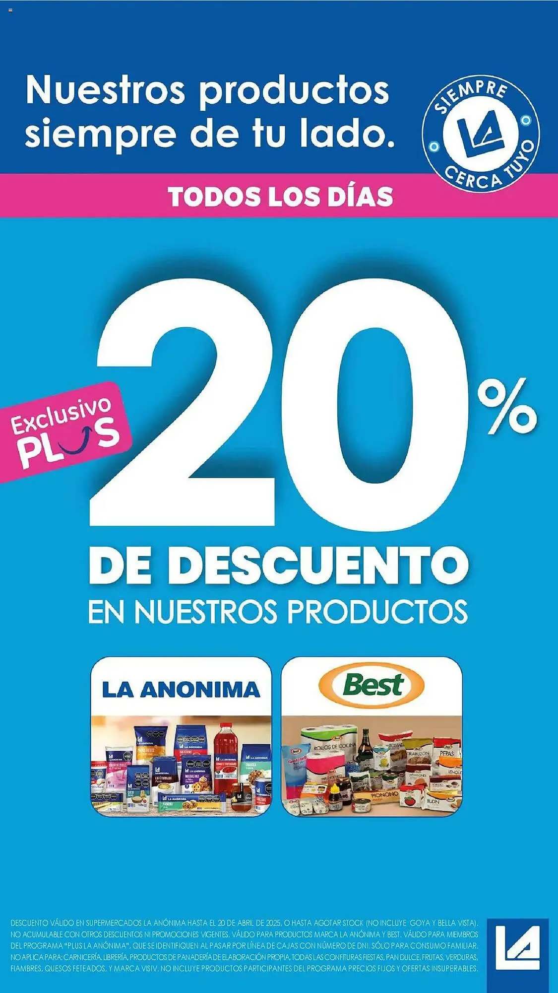 Ofertas de Catálogo La Anonima 10 de abril al 20 de abril 2025 - Página 76 del catálogo