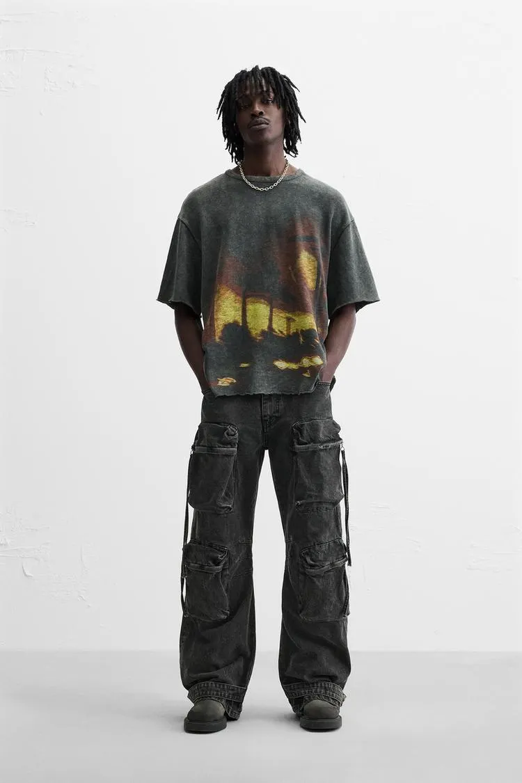 CAMISETA PUNTO ESTAMPADO