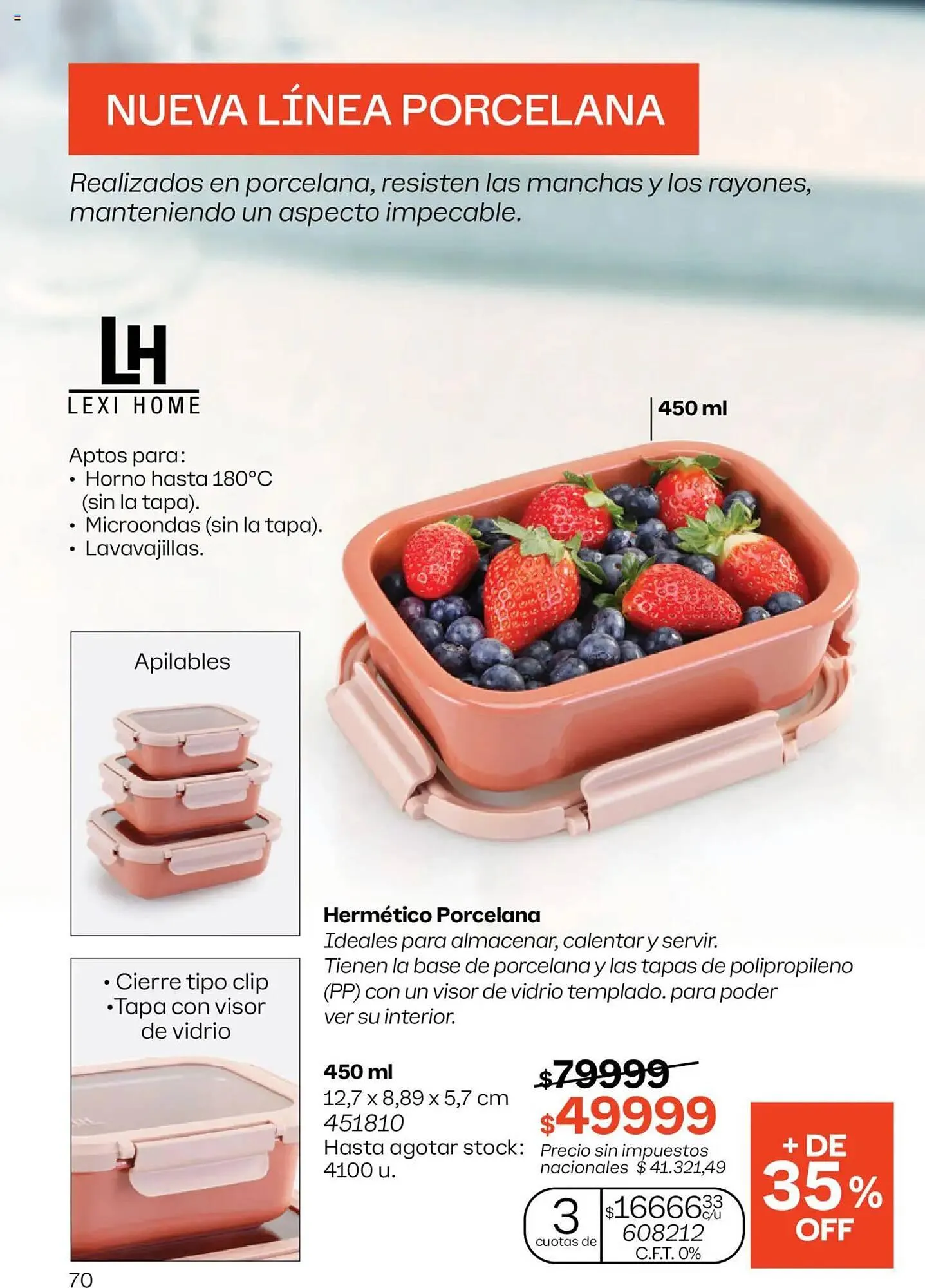 Ofertas de Folleto Tupperware 21 de septiembre al 5 de octubre 2025 - Página 71 del catálogo