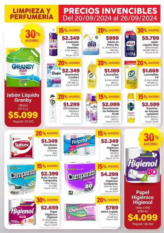 Ofertas de Ofertas Supermercados Aiello 26 de septiembre al 10 de octubre 2024 - Página 14 del catálogo