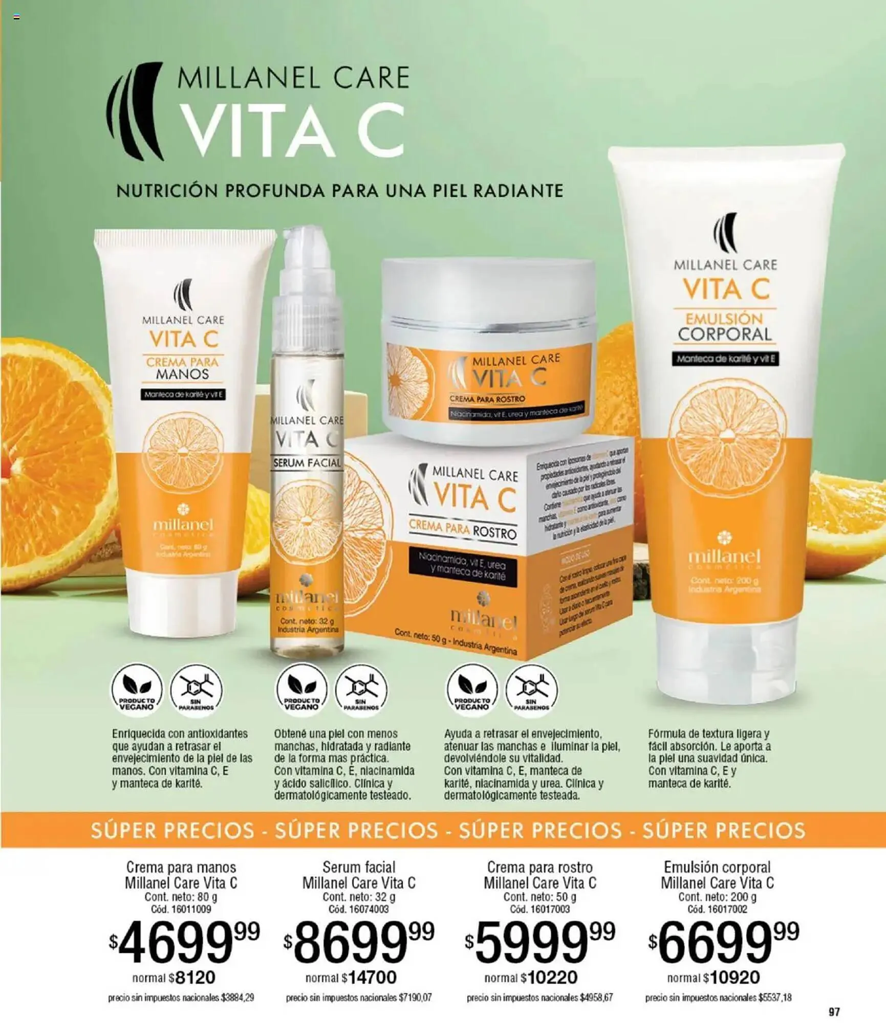 Ofertas de Catálogo Millanel Cosmética 15 de septiembre al 20 de octubre 2025 - Página 97 del catálogo