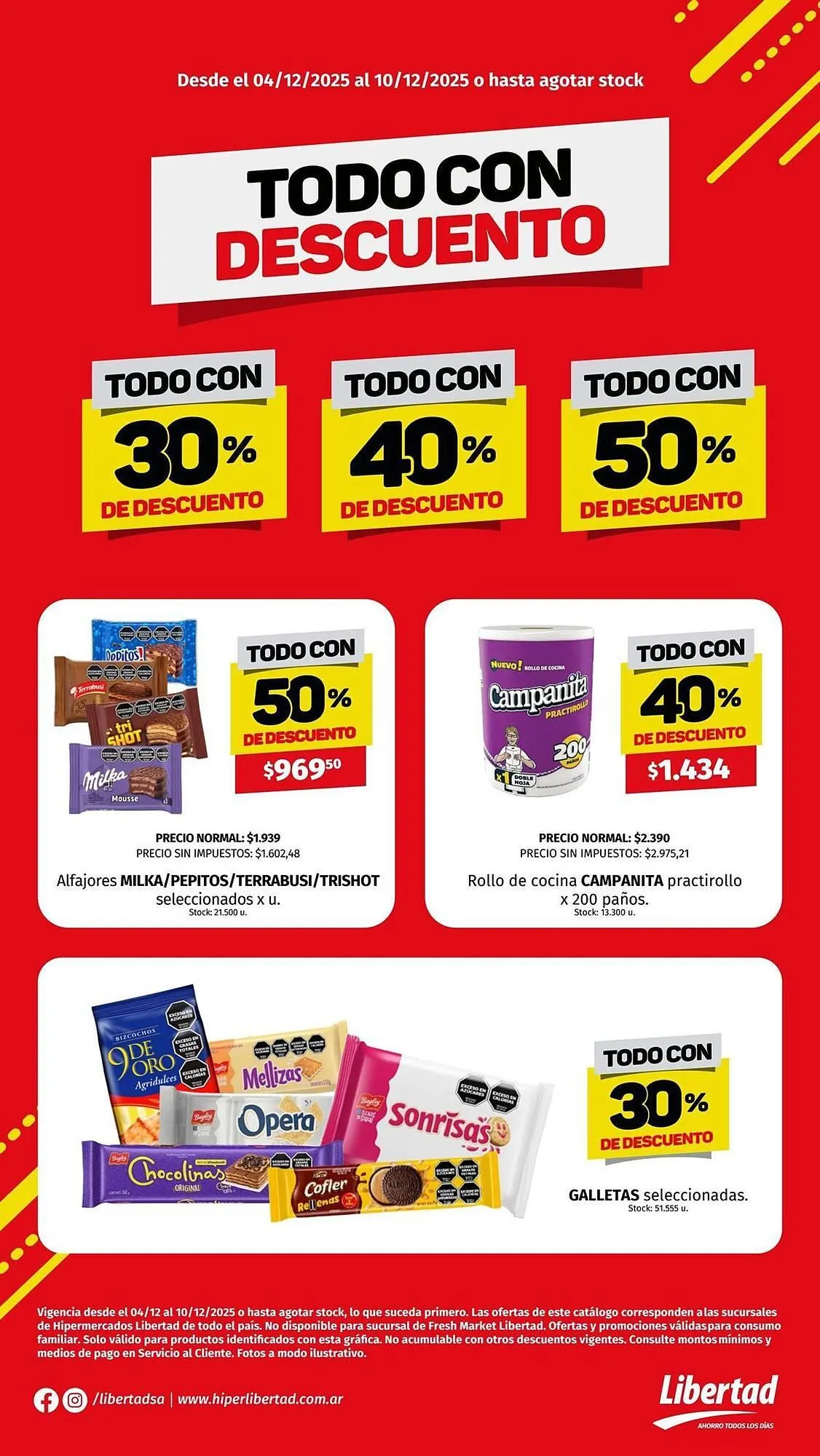 Ofertas de Catálogo Hipermercado Libertad 4 de diciembre al 10 de diciembre 2025 - Página 1 del catálogo