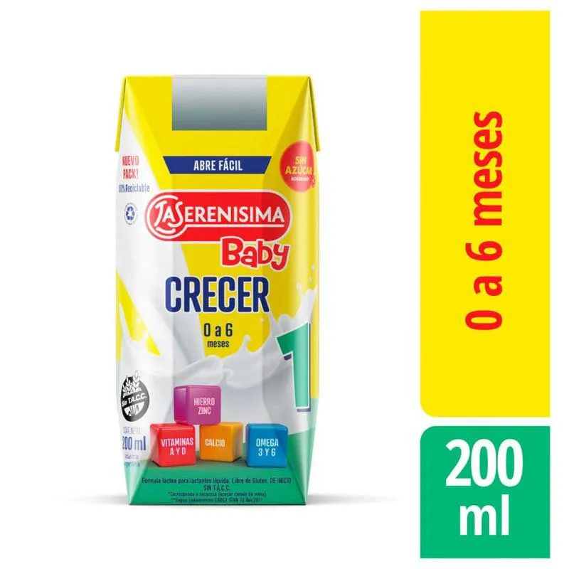 Leche Infantil La Serenísima Baby 1 200 Ml.