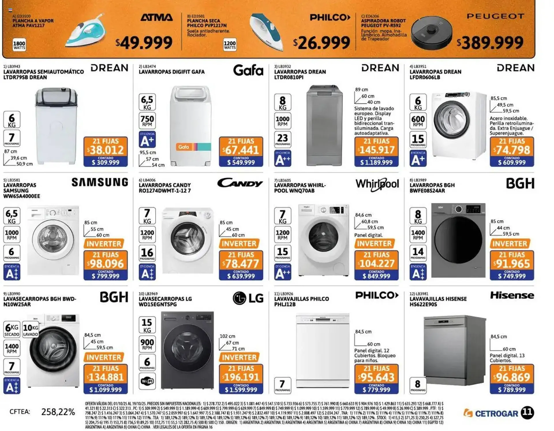 Ofertas de Catálogo Cetrogar 1 de octubre al 31 de octubre 2025 - Página 11 del catálogo