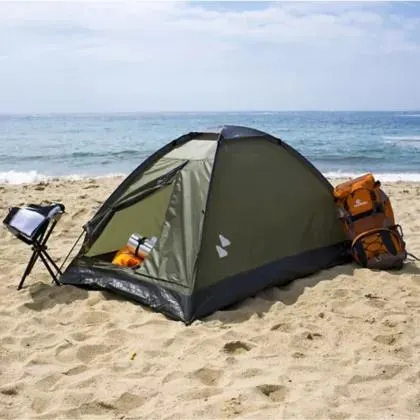 Carpa iglú verde para 2 personas