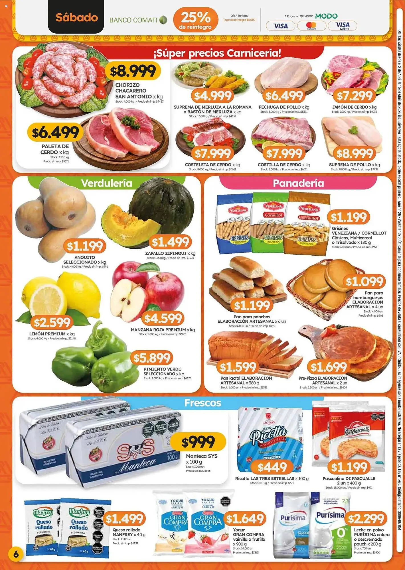 Ofertas de Folleto Cordiez 1 de abril al 15 de abril 2026 - Página 6 del catálogo