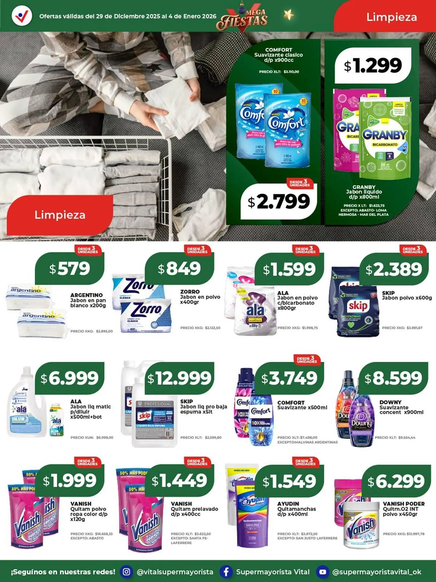 Ofertas de Catálogo Supermayorista Vital 29 de diciembre al 4 de enero 2026 - Página 8 del catálogo