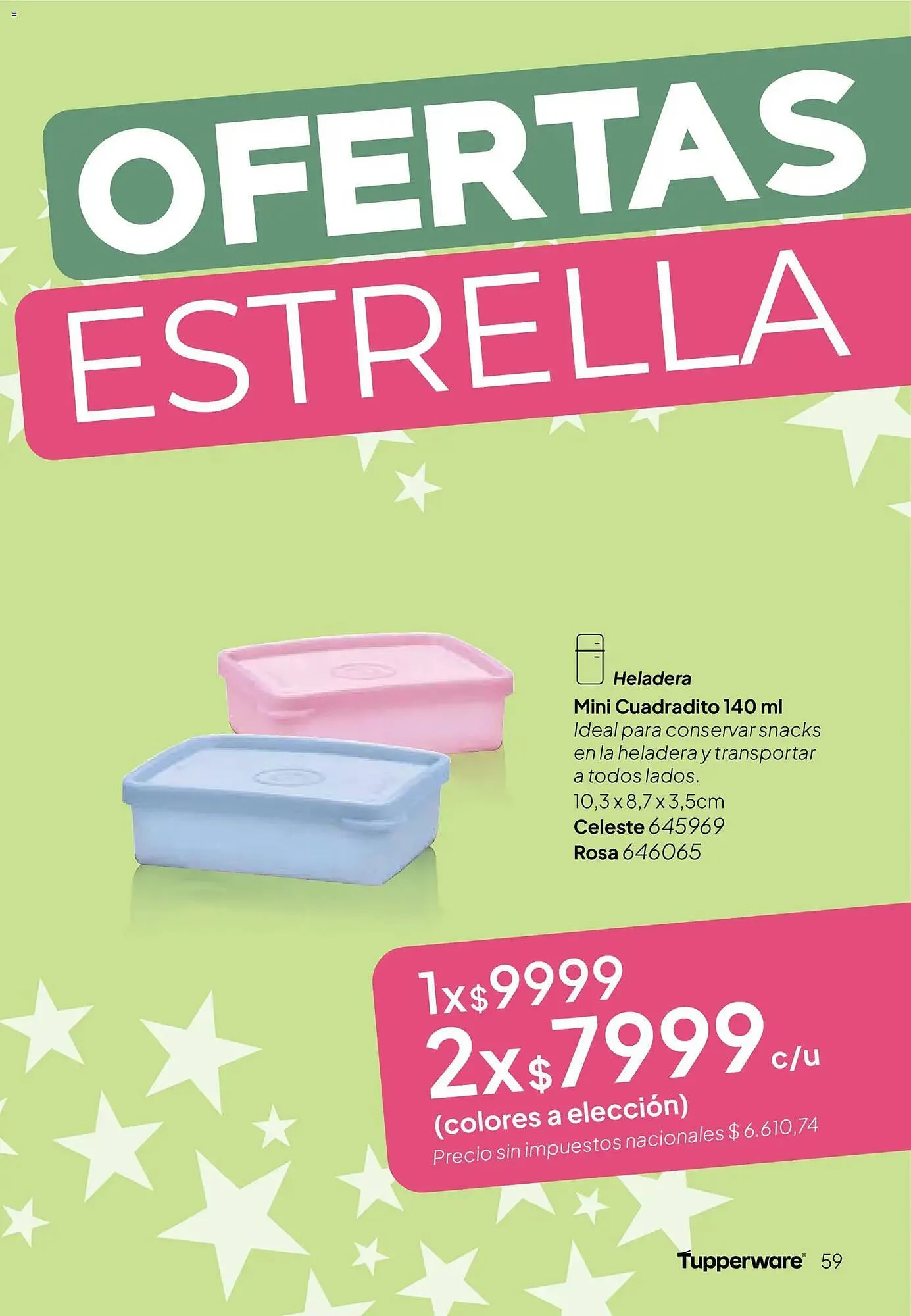 Ofertas de Folleto Tupperware 26 de febrero al 10 de marzo 2026 - Página 60 del catálogo