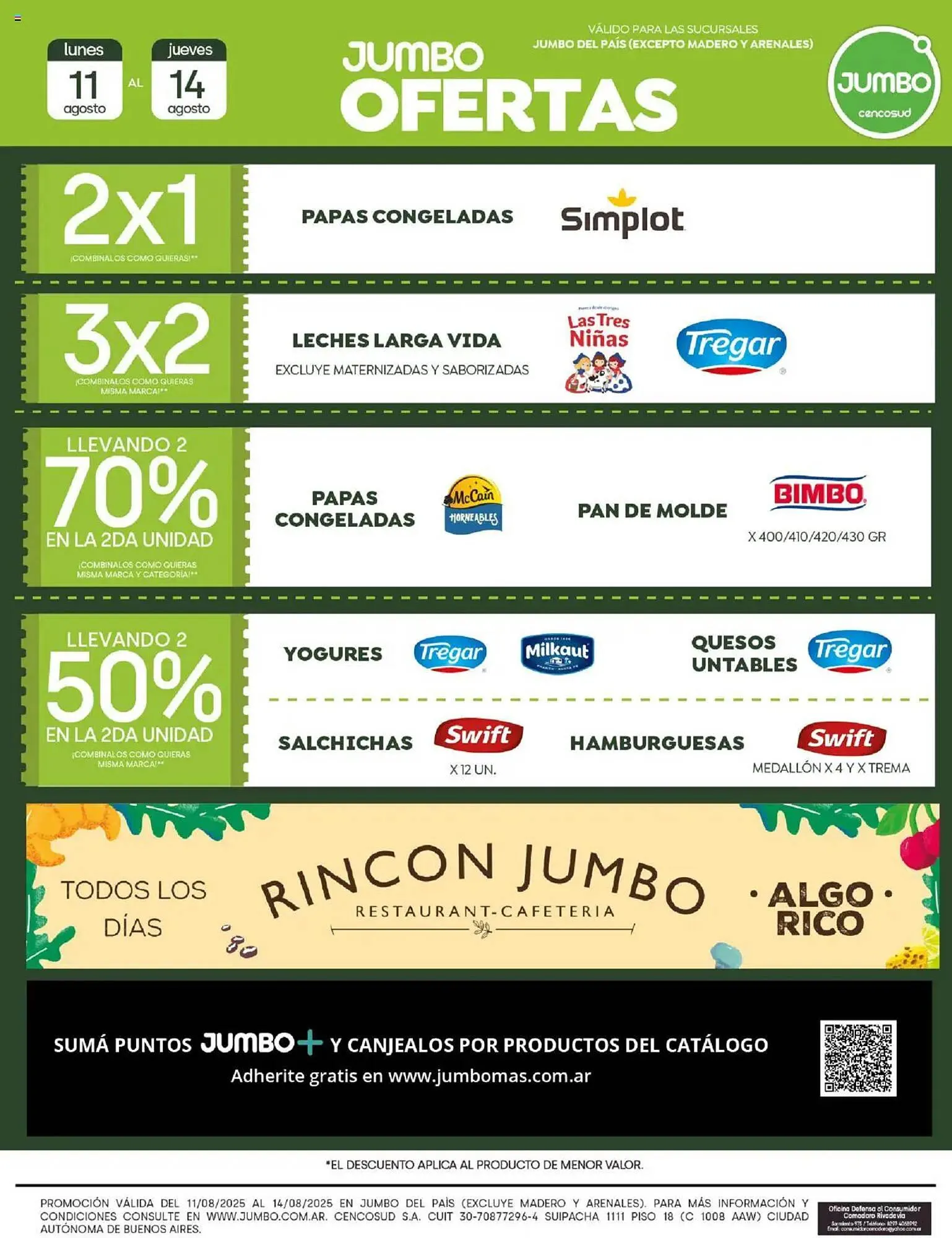 Ofertas de Catálogo Jumbo 11 de agosto al 15 de agosto 2025 - Página 2 del catálogo