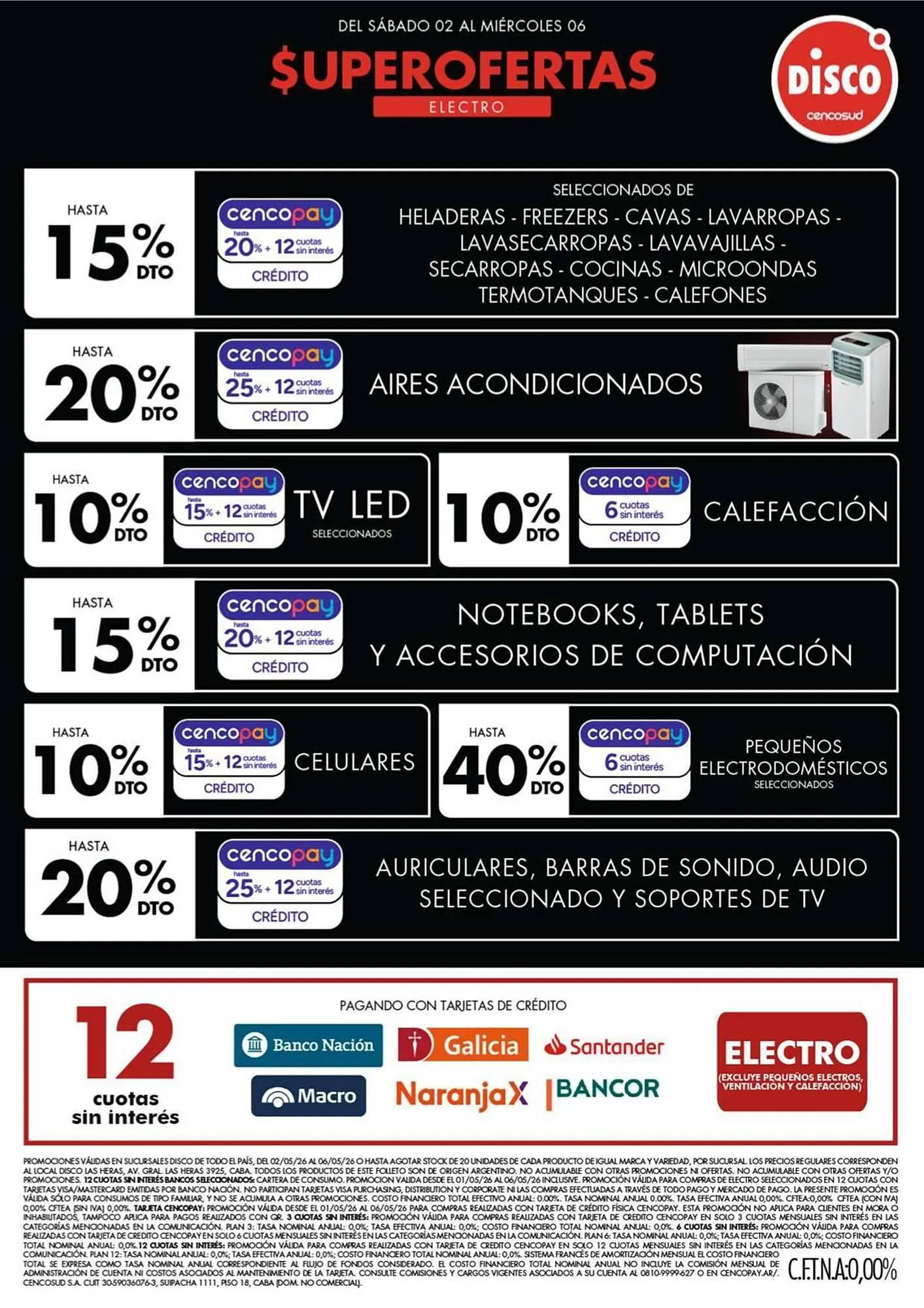 Ofertas de Folleto Disco 2 de mayo al 6 de mayo 2026 - Página 1 del catálogo