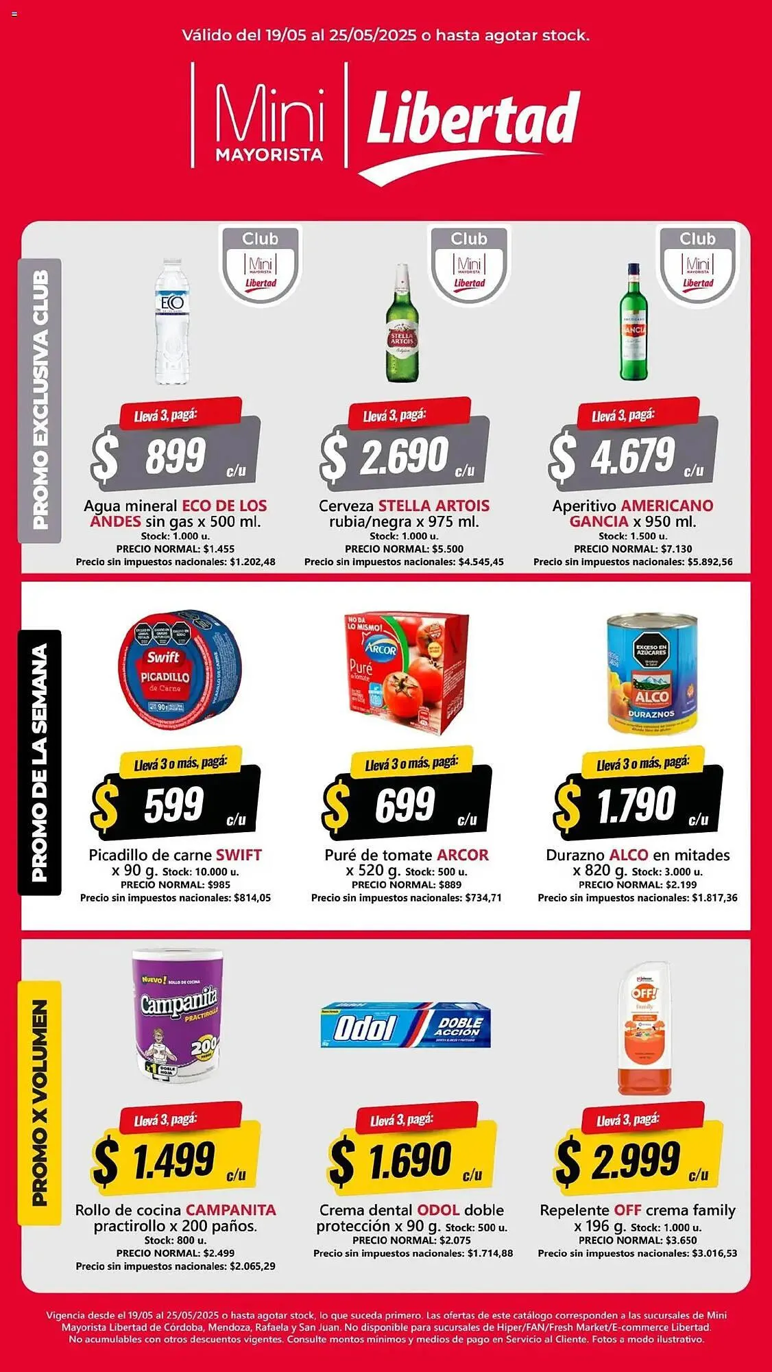 Ofertas de Catálogo Hipermercado Libertad 19 de mayo al 26 de mayo 2025 - Página 1 del catálogo