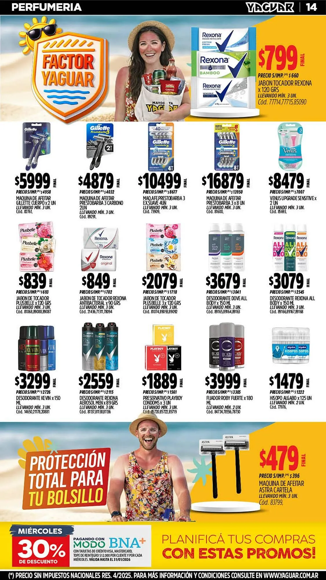 Ofertas de Catálogo Supermercados Yaguar 26 de enero al 1 de febrero 2026 - Página 14 del catálogo