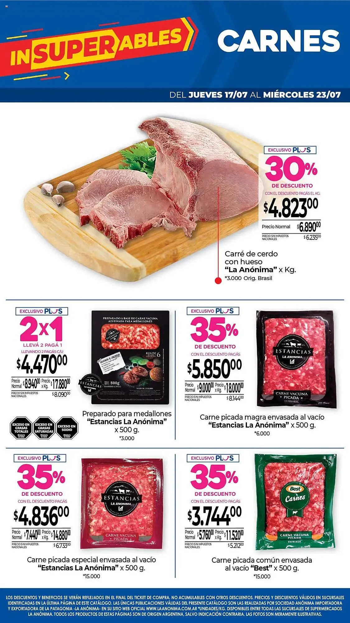 Ofertas de Catálogo La Anonima 17 de julio al 24 de julio 2025 - Página 3 del catálogo