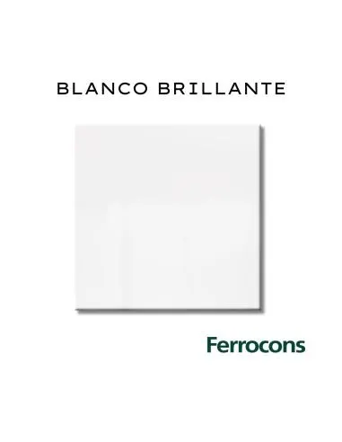 COLORES SOLIDOS REVESTIMIENTO ESMALTADO PARED BLANCO BRILLANTE 15X15