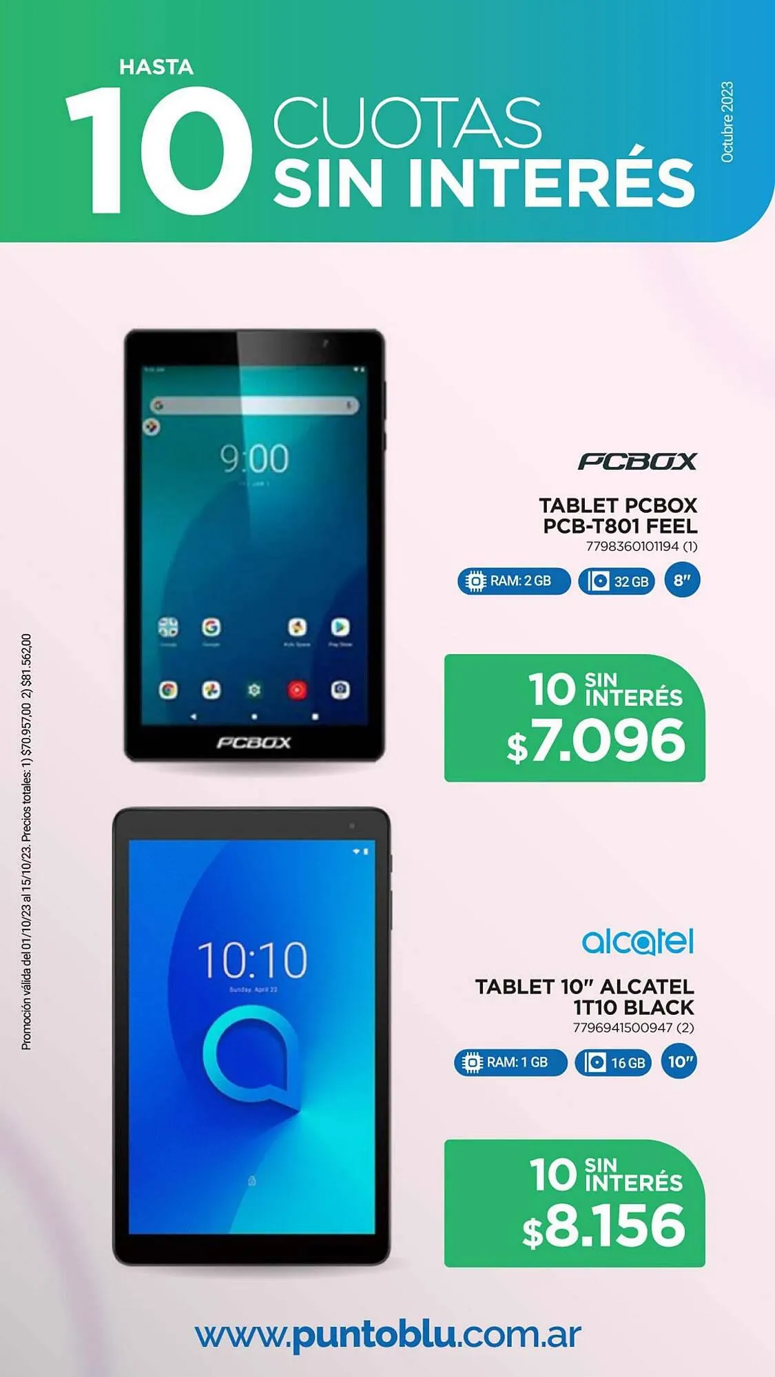 Ofertas de Catálogo Punto Blu 2 de octubre al 15 de octubre 2023 - Página 26 del catálogo