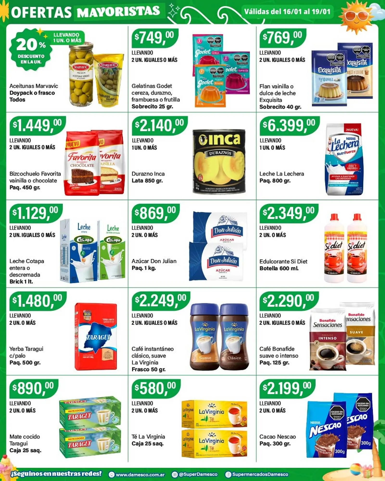 Ofertas de Catálogo Supermercados Damesco 16 de enero al 19 de enero 2026 - Página 4 del catálogo