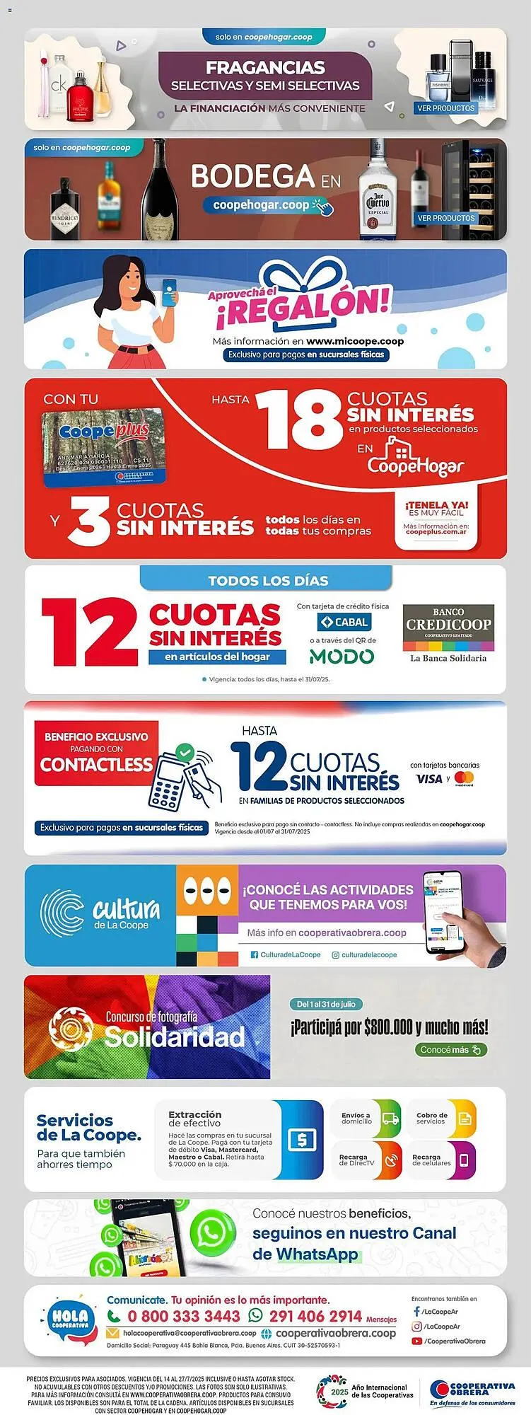 Ofertas de Catálogo Cooperativa Obrera 14 de julio al 28 de julio 2025 - Página 67 del catálogo