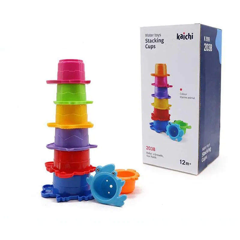 Juego Para Bañera De Tacitas Apliables X 8.