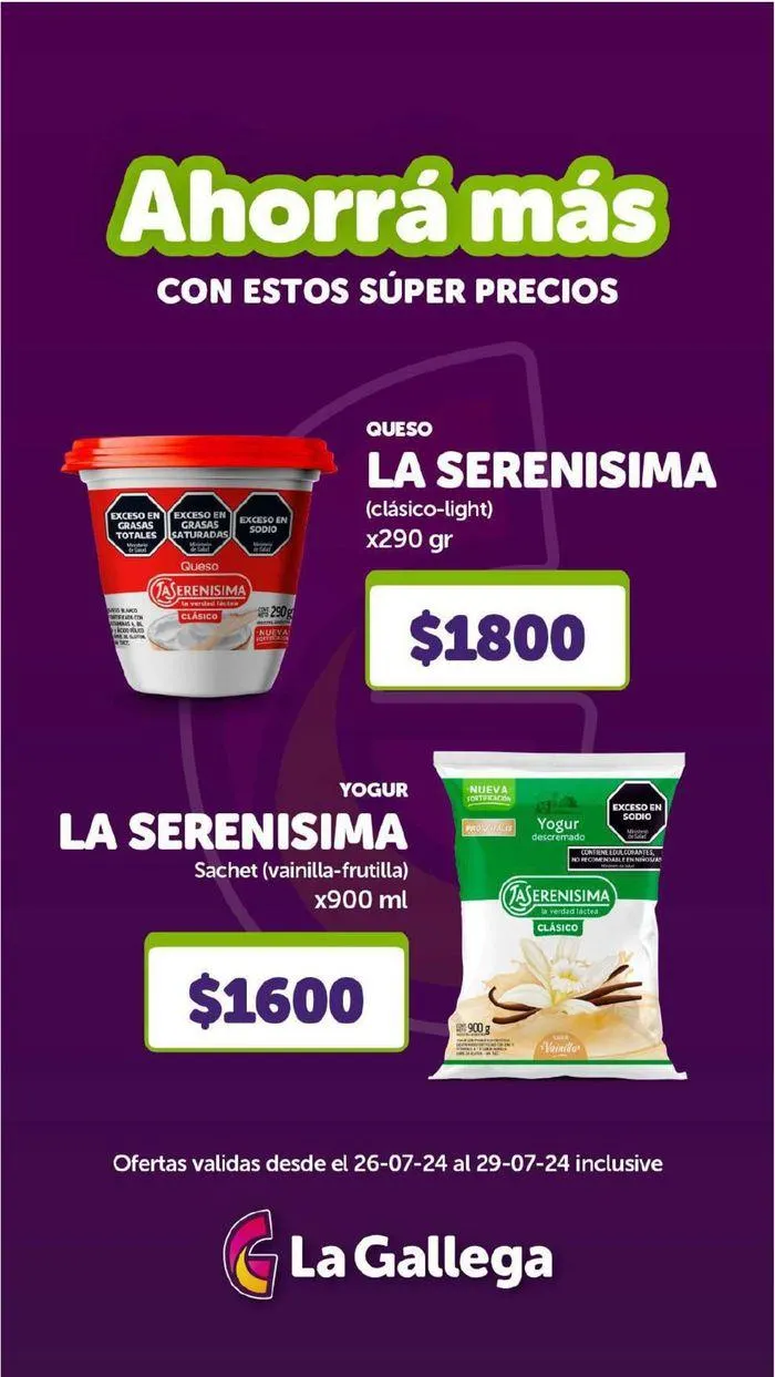 Ofertas Supermercados La Gallega - 1