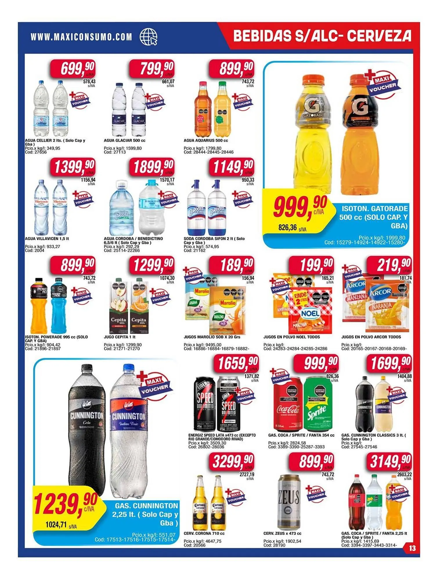 Ofertas de Catálogo Maxiconsumo 9 de junio al 15 de junio 2025 - Página 13 del catálogo