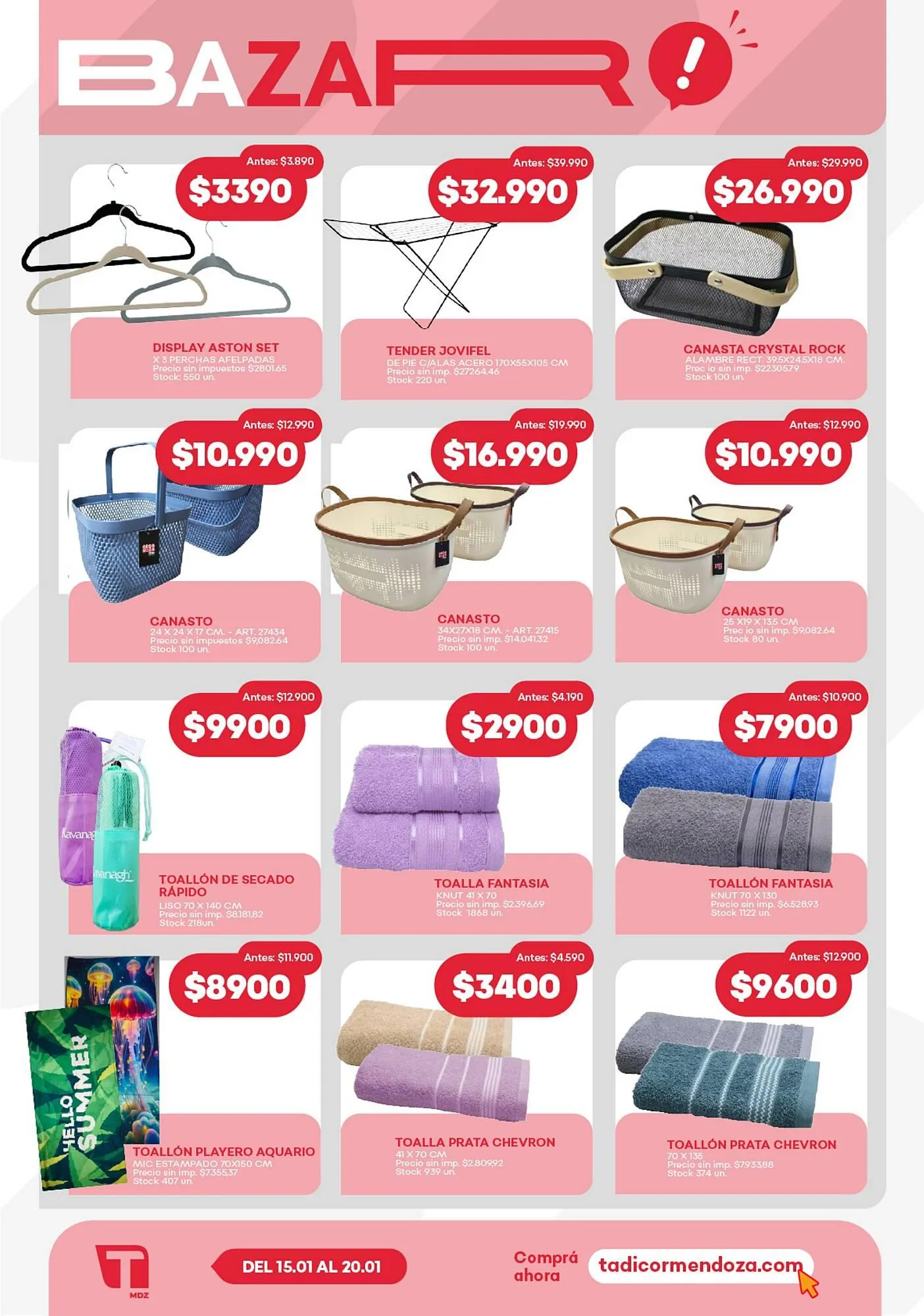 Ofertas de Catálogo Supermercados Tadicor 15 de enero al 20 de enero 2026 - Página 9 del catálogo