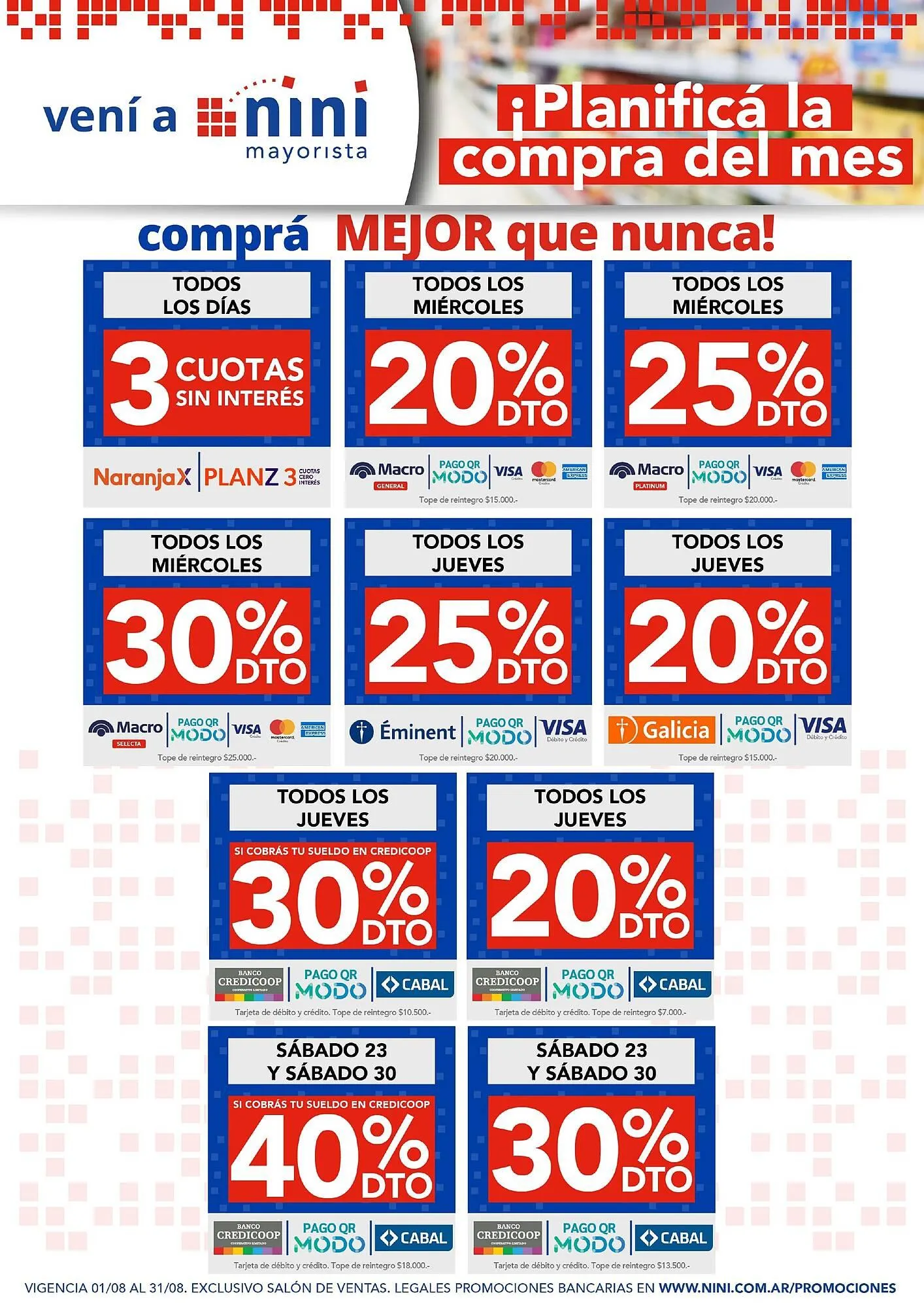 Ofertas de Catálogo Nini Mayorista 1 de agosto al 31 de agosto 2025 - Página 1 del catálogo