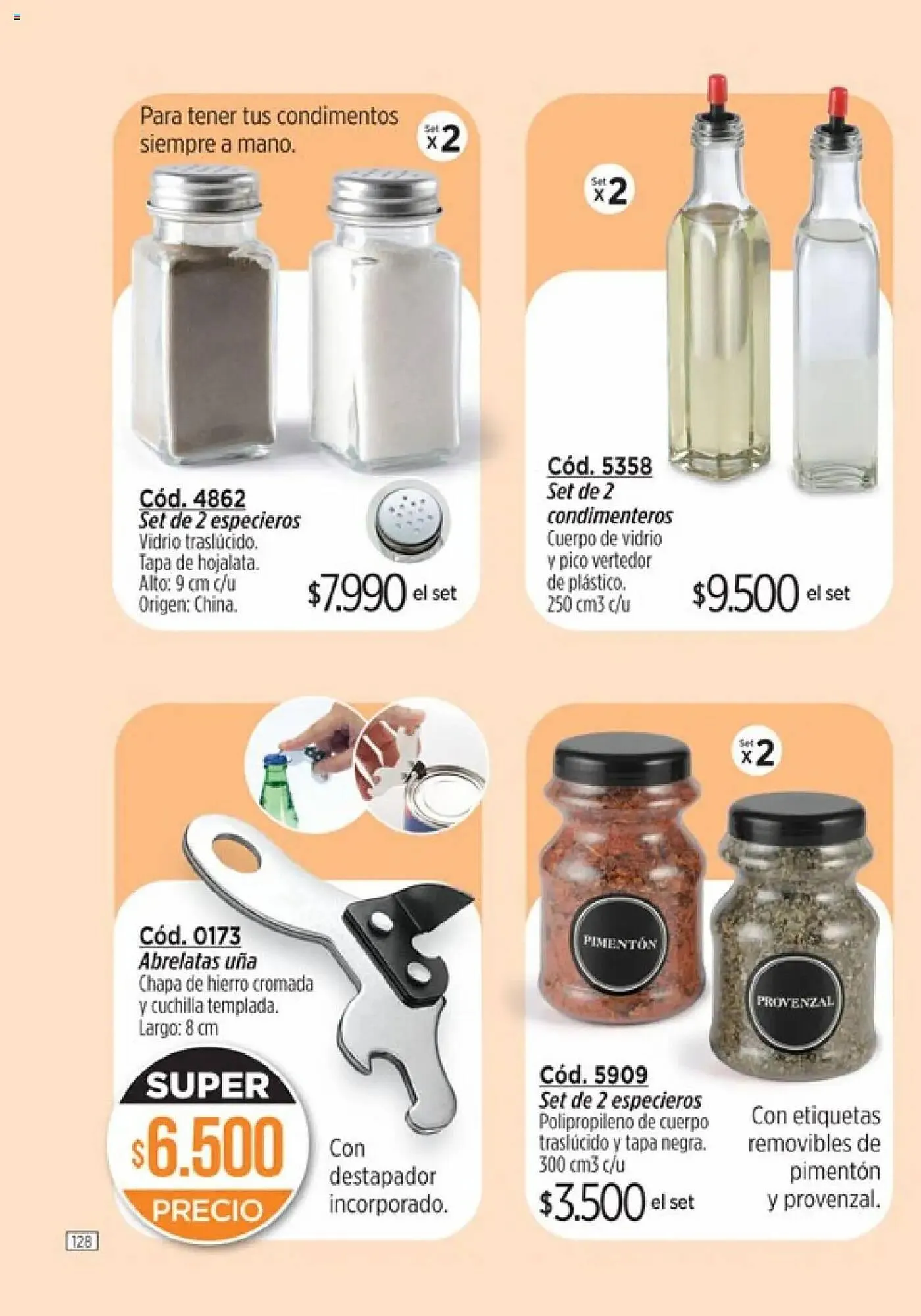 Ofertas de Catálogo Amodil 14 de octubre al 1 de diciembre 2025 - Página 128 del catálogo