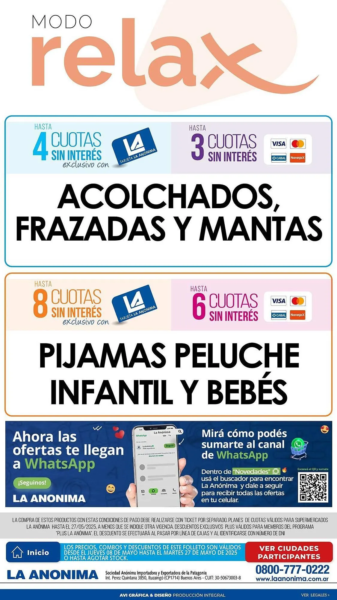 Ofertas de Catálogo La Anonima 8 de mayo al 27 de mayo 2025 - Página 32 del catálogo