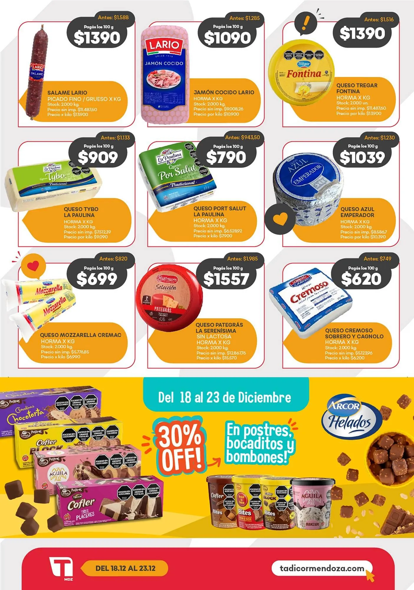 Ofertas de Catálogo Supermercados Tadicor 18 de diciembre al 23 de diciembre 2025 - Página 5 del catálogo