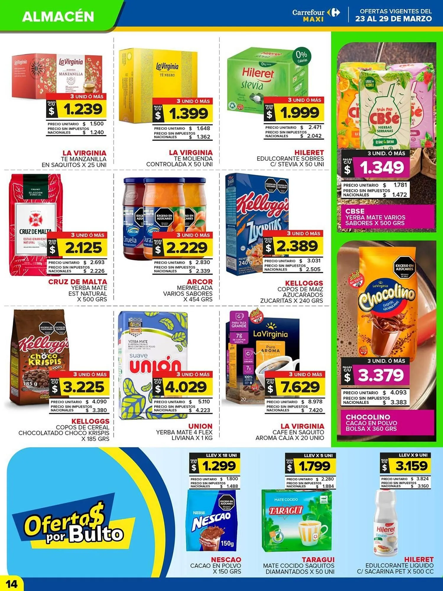 Ofertas de Folleto Carrefour Maxi 23 de marzo al 29 de marzo 2026 - Página 14 del catálogo