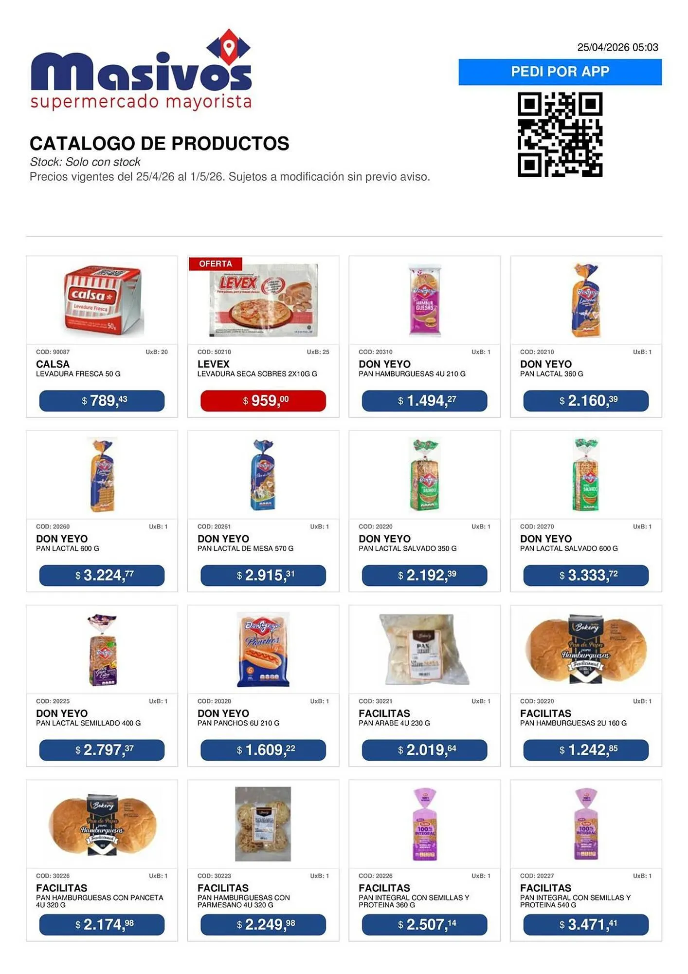 Ofertas de Catálogo Masivos 25 de abril al 1 de mayo 2026 - Página 139 del catálogo