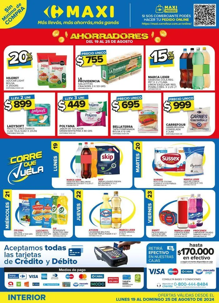 Ofertas de OFERTAS SEMANALES 19 de agosto al 25 de agosto 2024 - Página 1 del catálogo