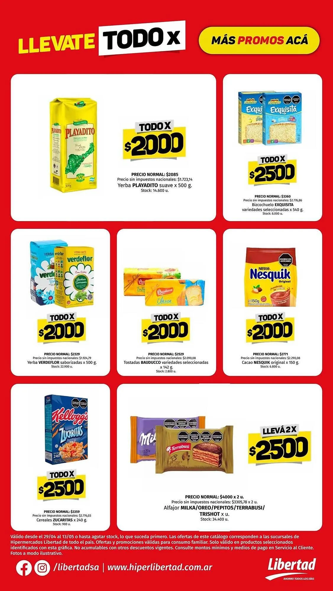 Ofertas de Catálogo Hipermercado Libertad 4 de mayo al 13 de mayo 2026 - Página 5 del catálogo