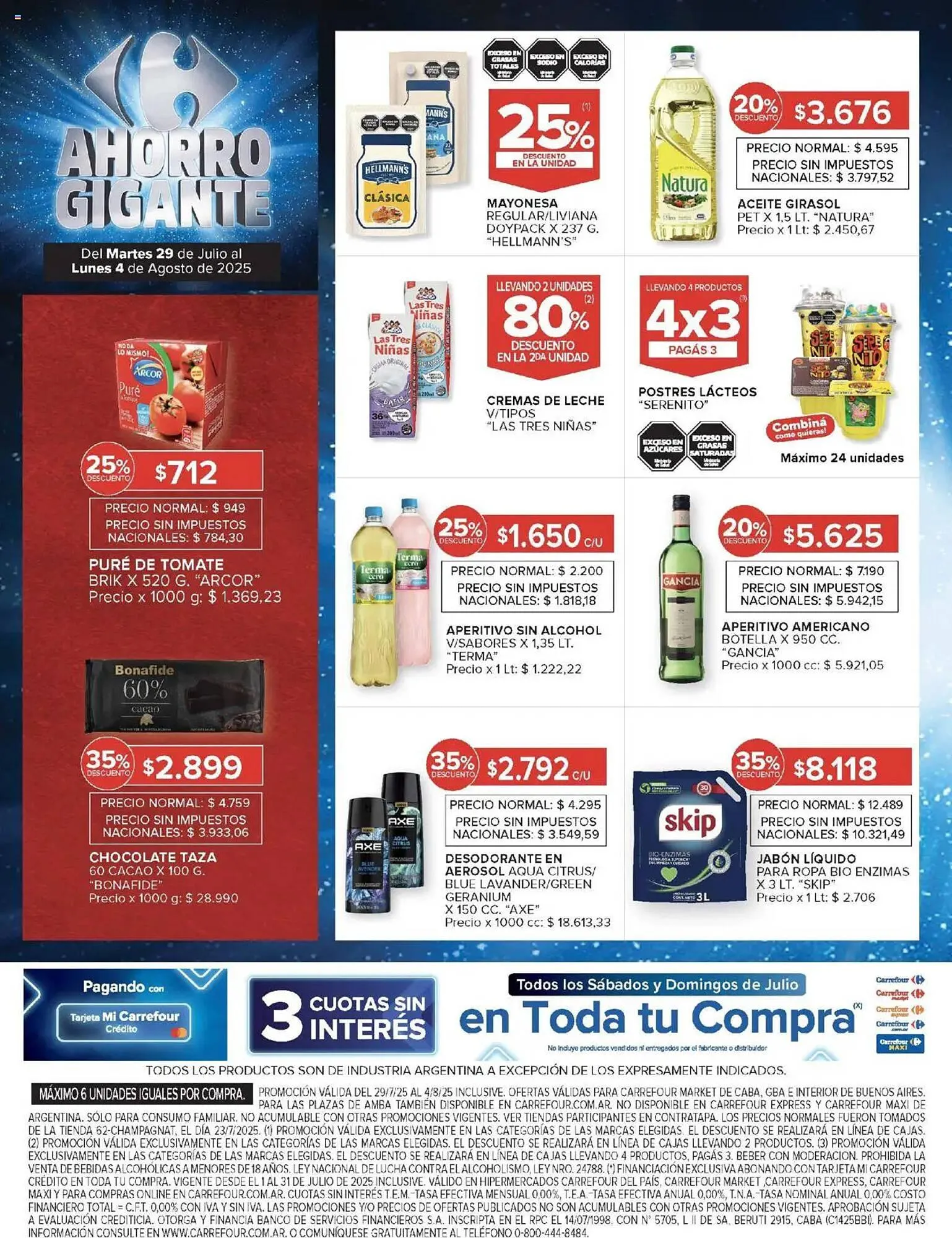 Ofertas de Catálogo Carrefour Market 29 de julio al 5 de agosto 2025 - Página 11 del catálogo