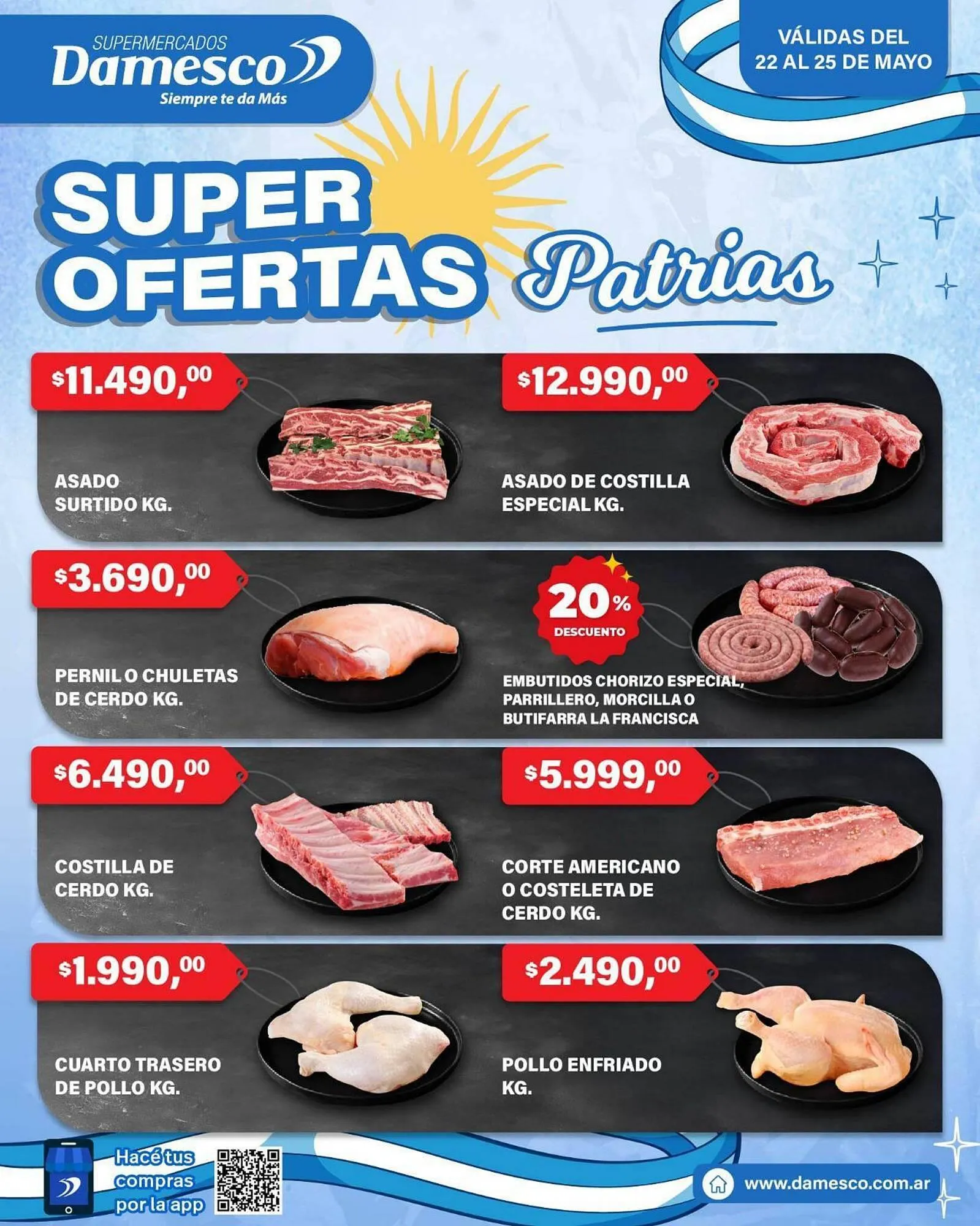 Ofertas de Catálogo Supermercados Damesco 22 de mayo al 25 de mayo 2025 - Página 1 del catálogo