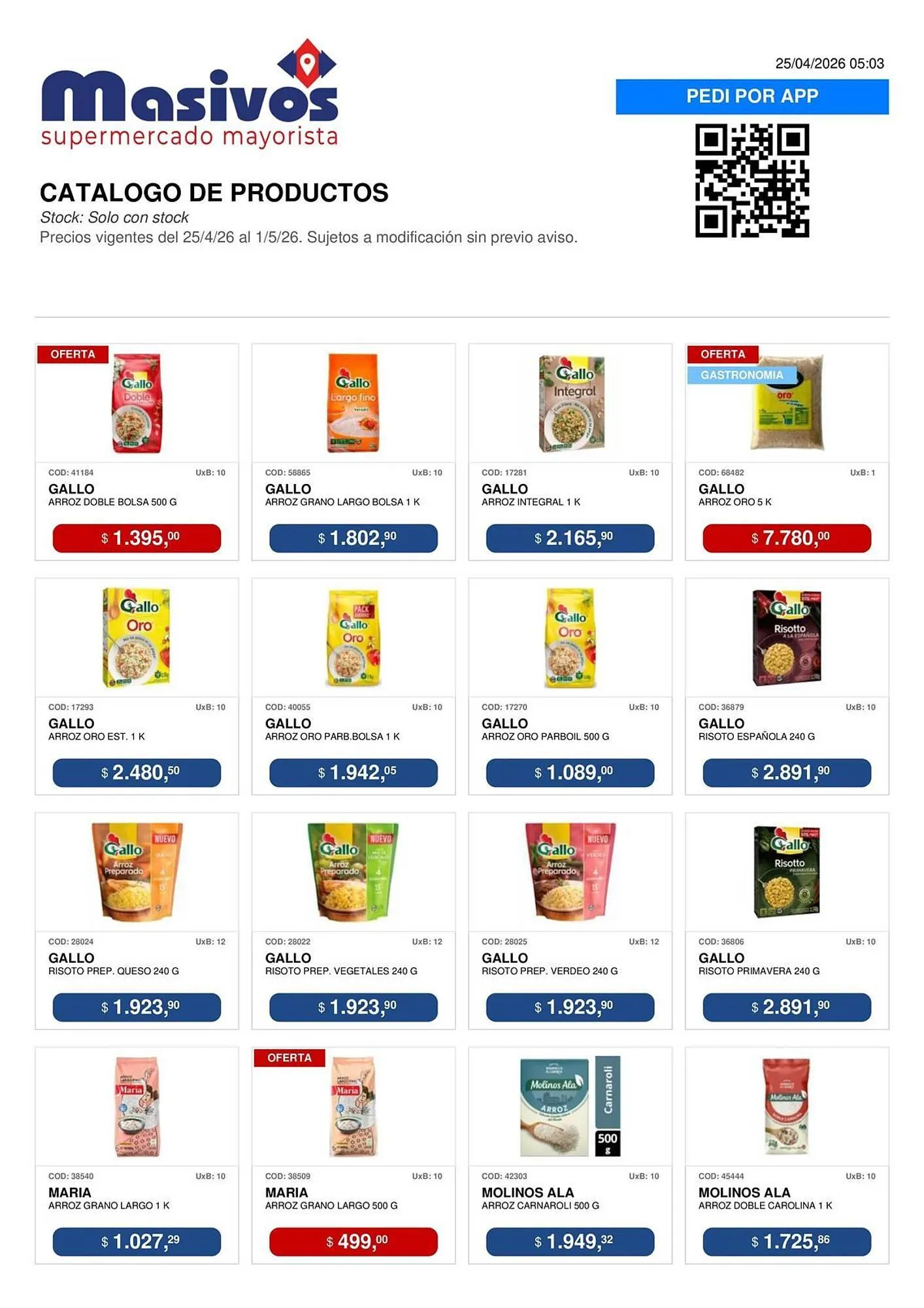 Ofertas de Catálogo Masivos 25 de abril al 1 de mayo 2026 - Página 7 del catálogo